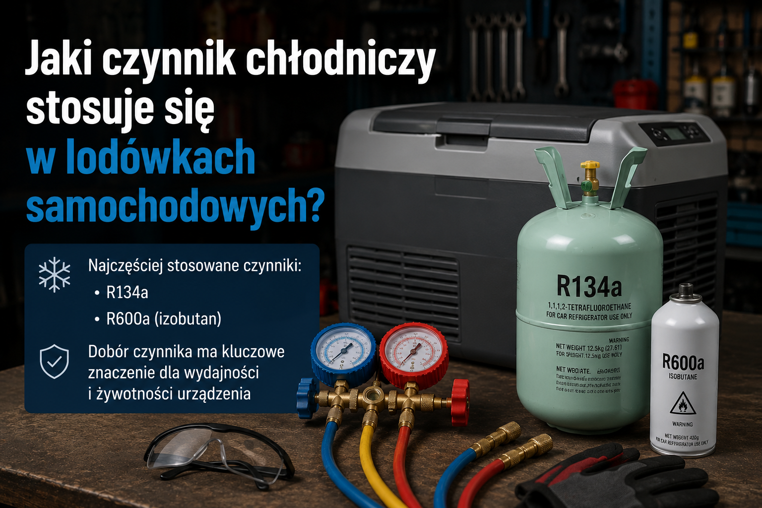 czynnik chłodniczy w lodówkach samochodowych